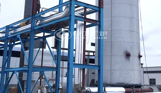 紅?；?500萬大卡YQL燃?xì)饬⑹綄?dǎo)熱油鍋爐項(xiàng)目